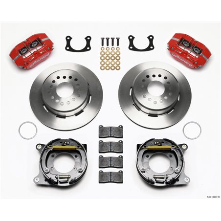 Wilwood Dynapro Dust-Boot P/S Park Brake Kit Red New Big Ford 2.50in Offset