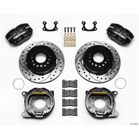 Wilwood Dynapro Dust-Boot P/S Park Brake Kit Drilled Small Ford 2.50in Offset