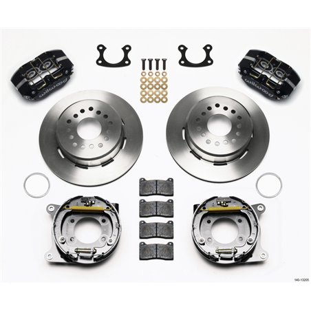 Wilwood Dynapro Dust-Boot P/S Park Brake Kit Small Ford 2.66in Offset