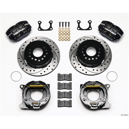 Wilwood Dynapro Dust-Boot P/S Park Brake Kit Drilled Big Ford 2.36in Offset