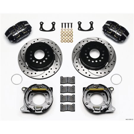 Wilwood Dynapro Lug Mount P/S Park Brake Kit Drilled New Big Ford 2.50in Offset