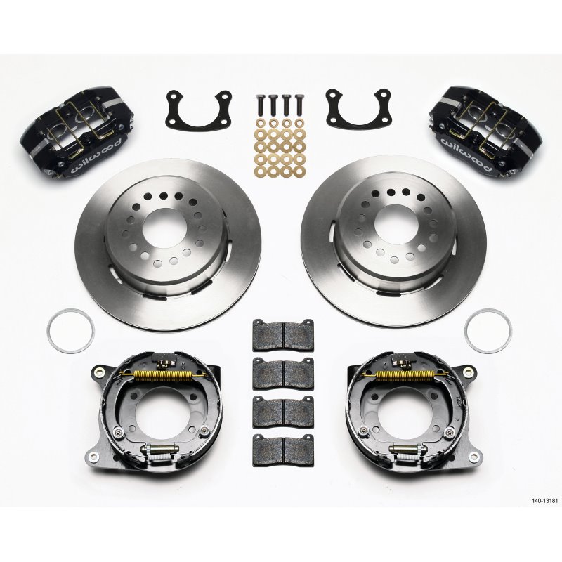 Wilwood Dynapro Lug Mount P/S Park Brake Kit New Big Ford 2.50in Offset