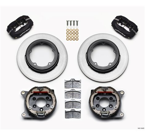 Wilwood Forged Dynalite P/S Park Brake Kit Strange Eng Floater 3.49in Offset