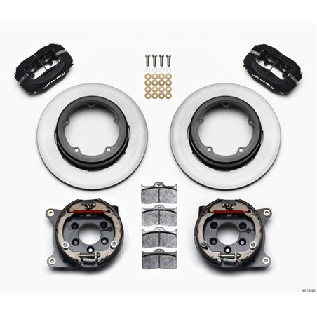 Wilwood Forged Dynalite P/S Park Brake Kit Strange Eng Floater 3.49in Offset