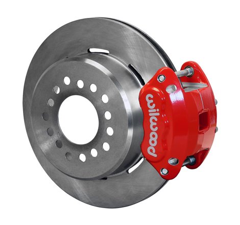 Wilwood D154 P/S Park Brake Kit Red New Big Ford 2.50in Off Staggerd Mount