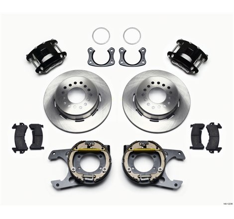 Wilwood D154 P/S Park Brake Kit New Big Ford 2.50in Off Staggerd Mount