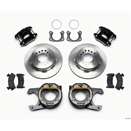 Wilwood D154 P/S Park Brake Kit New Big Ford 2.50in Off Staggerd Mount