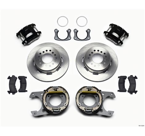 Wilwood D154 P/S Park Brake Kit New Big Ford 2.50in Off Front Mount