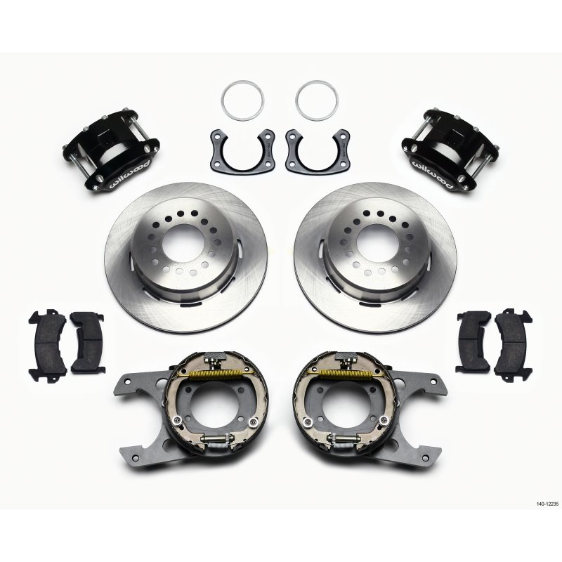 Wilwood D154 P/S Park Brake Kit New Big Ford 2.50in Off Front Mount