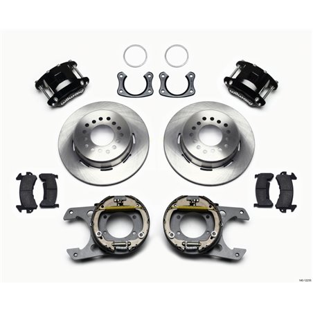 Wilwood D154 P/S Park Brake Kit New Big Ford 2.50in Off Front Mount