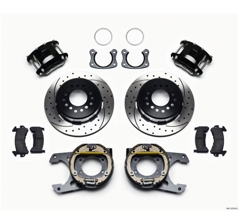 Wilwood D154 P/S Park Brake Kit Drilled Big Ford New Style 2.36in Offset