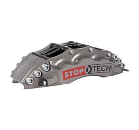 StopTech 04-07 STi Trophy Style Front Big Brake Kit 355X32MM with Gun Metal ST60 Calipers Slotted Ro