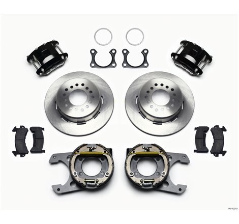 Wilwood D154 P/S Park Brake Kit Big Ford 2.36in Offset