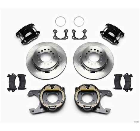 Wilwood D154 P/S Park Brake Kit Small Ford 2.50in Offset