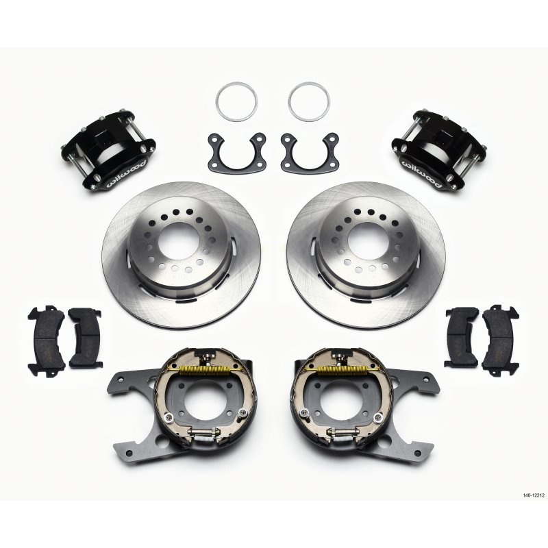 Wilwood D154 P/S Park Brake Kit Small Ford 2.50in Offset