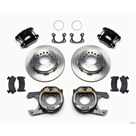 Wilwood D154 P/S Park Brake Kit Small Ford 2.50in Offset