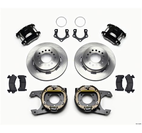 Wilwood D154 P/S Park Brake Kit Mopar/Dana 2.50in Off w/Snap Ring Brng