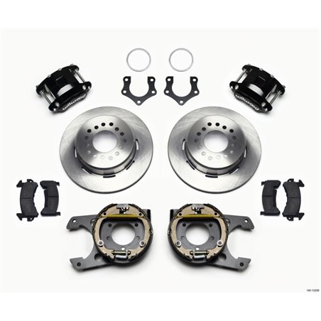 Wilwood D154 P/S Park Brake Kit Mopar/Dana 2.50in Off w/Snap Ring Brng