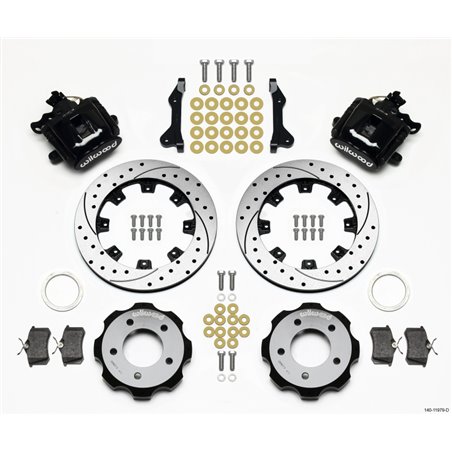 Wilwood Combination Parking Brake Rear Kit 12.19in Drilled 2006-Up Civic / CRZ