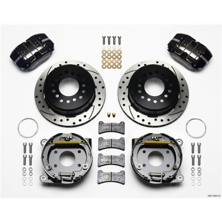 Wilwood Dynapro Low-Profile 11.00in P-Brake Kit Drilled AMC 71-74 2.60in Offset