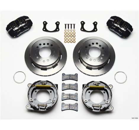 Wilwood Dynapro Low-Profile 11.00in P-Brake Kit New Big Ford 2.50in Off Front Mount