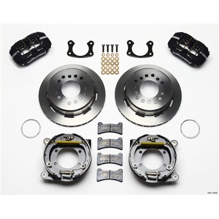 Wilwood Dynapro Low-Profile 11.00in P-Brake Kit New Big Ford 2.50in Off Front Mount