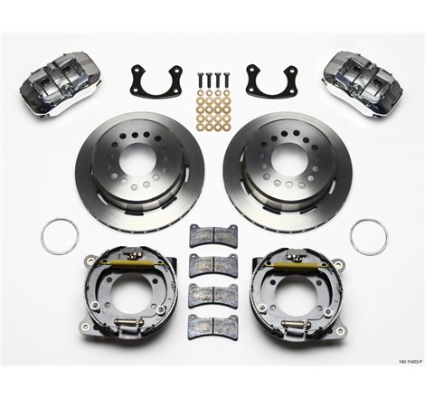 Wilwood Dynapro Low-Profile 11.00in P-Brake Kit - Polish Small Ford 2.50in Offset