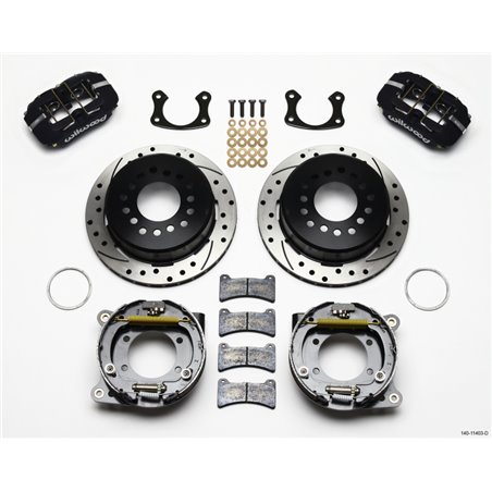 Wilwood Dynapro Low-Profile 11.00in P-Brake Kit Drilled Small Ford 2.50in Offset