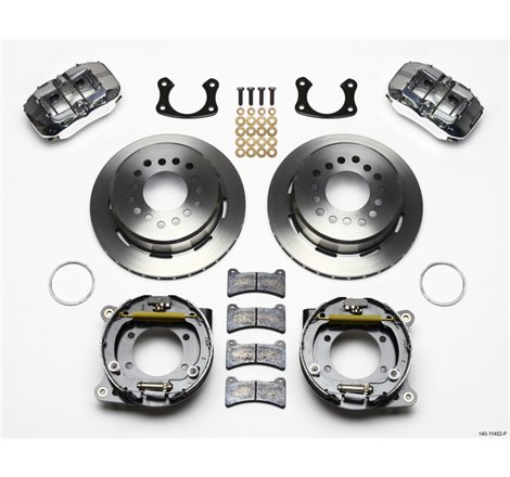 Wilwood Dynapro Low-Profile 11.00in P-Brake Kit - Polish New Big Ford 2.36in Offset