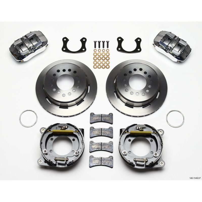 Wilwood Dynapro Low-Profile 11.00in P-Brake Kit - Polish New Big Ford 2.36in Offset