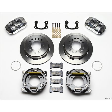 Wilwood Dynapro Low-Profile 11.00in P-Brake Kit - Polish New Big Ford 2.36in Offset