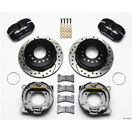 Wilwood Dynapro Low-Profile 11.00in P-Brake Kit Drilled Ford 8.8 w/2.50in Offset-5 Lug