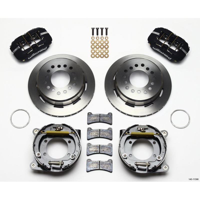 Wilwood Dynapro Low-Profile 11.00in P-Brake Kit Ford 8.8 w/2.50in Offset-5 Lug