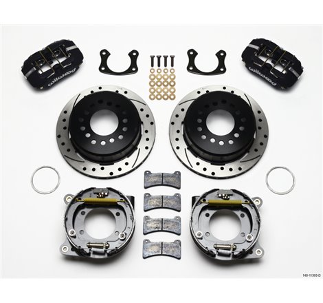 Wilwood Dynapro Low-Profile 11.00in P-Brake Kit Drilled Small Ford 2.66in Offset