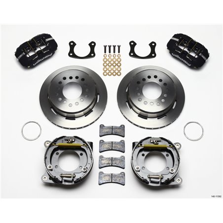 Wilwood Dynapro Low-Profile 11.00in P-Brake Kit New Big Ford 2.50in Off Staggerd Mount