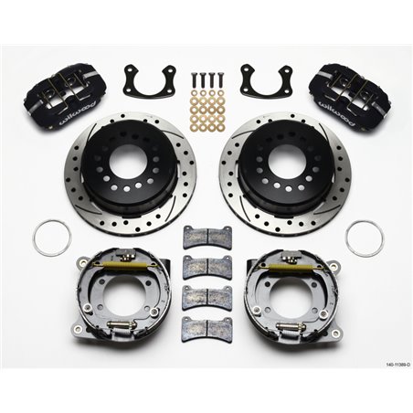 Wilwood Dynapro Low-Profile 11.00in P-Brake Kit Drilled New Big Ford 2.50in Offset