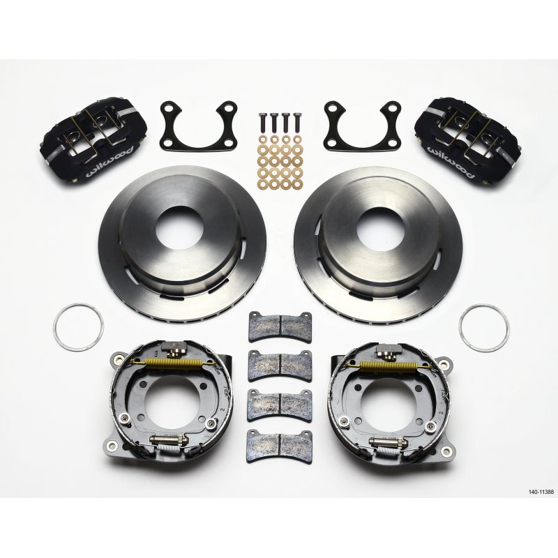 Wilwood Dynapro Low-Profile 11.00in P-Brake Kit Big Ford 2.36in Offset Currie