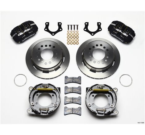 Wilwood Dynapro Low-Profile 11.00in P-Brake Kit Mopar/Dana 2.50in Off w/Snap Ring Brng