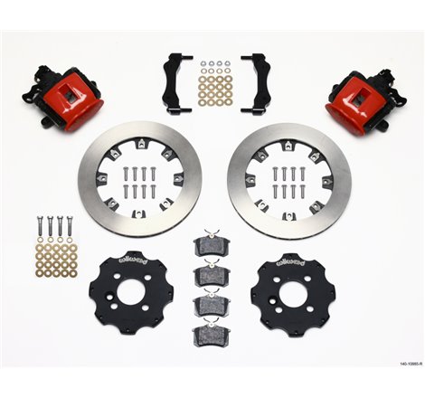 Wilwood Combination Parking Brake Rear Kit 11.75in Red Mini Cooper (Requires 17in Wheels)