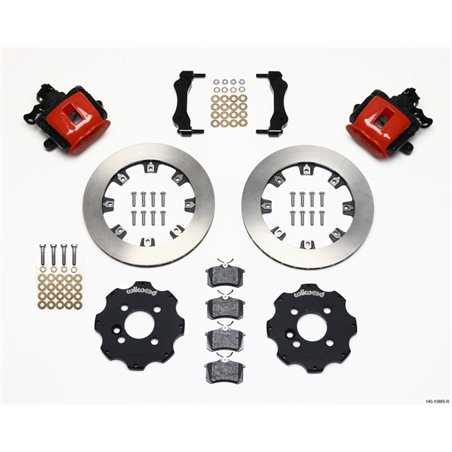 Wilwood Combination Parking Brake Rear Kit 11.75in Red Mini Cooper (Requires 17in Wheels)