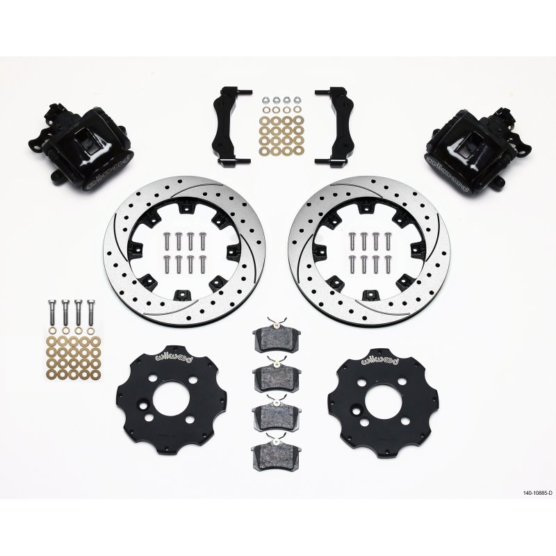 Wilwood Combination Parking Brake Rear Kit 11.75in Drilled Mini Cooper