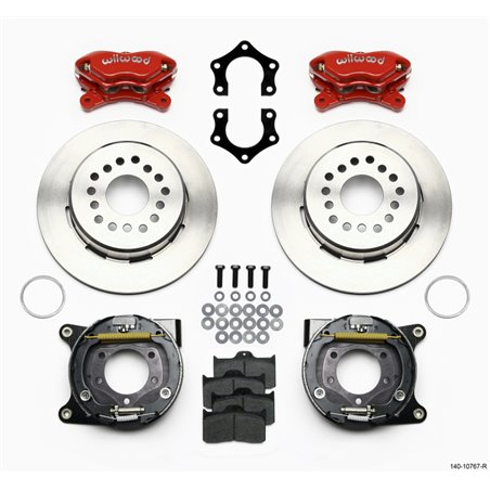 Wilwood Forged Dynalite P/S Park Brake Kit Mopar/Dana 2.50in Off w/Snap Ring Brng