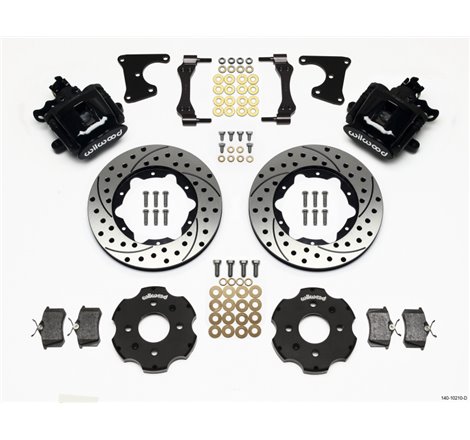 Wilwood Combination Parking Brake Rear Kit 11.00in Drilled Civic / Integra Drum 2.71 Hub Offset