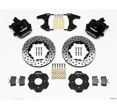 Wilwood Combination Parking Brake Rear Kit 11.00in Drilled Civic / Integra Drum 2.46 Hub Offset