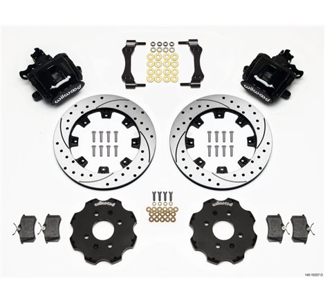 Wilwood Combination Parking Brake Rear Kit 12.19in Drilled Civic / Integra Disc 2.39 Hub Offset