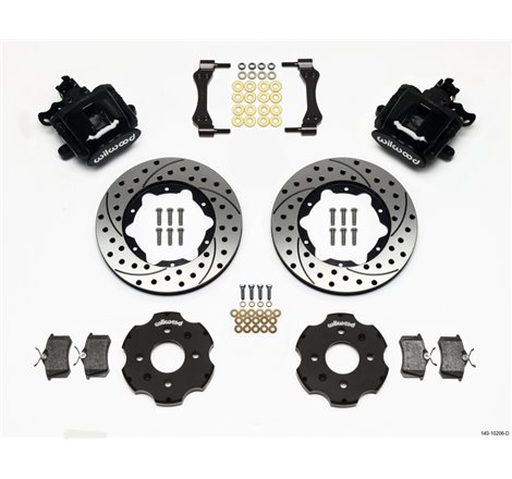 Wilwood Combination Parking Brake Rear Kit 11.00in Drilled Civic / Integra Disc 2.39 Hub Offset