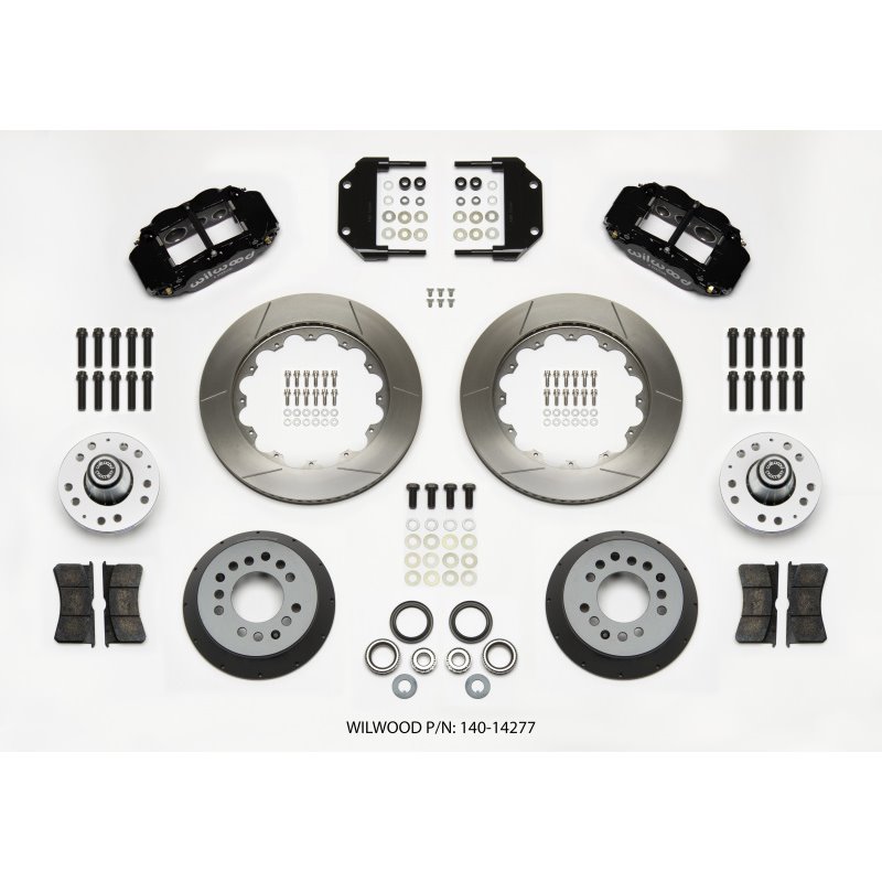 Wilwood Narrow Superlite 6R Front Hub Kit 14.00in Magnum Force Drop Spindle