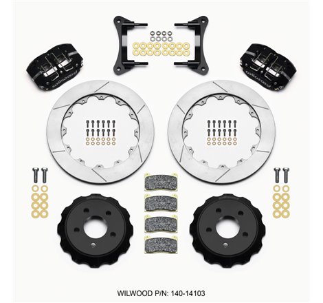 Wilwood Dynapro Radial Front Drag Kit 12.88 Vented 2015-Up Mustang