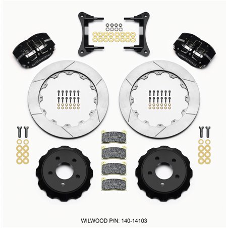 Wilwood Dynapro Radial Front Drag Kit 12.88 Vented 2015-Up Mustang