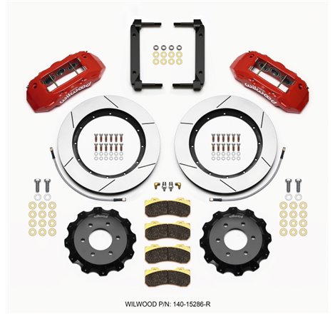 Wilwood TX6R Front Kit 15.50in Red 2004-08 Ford F150 - 4WD